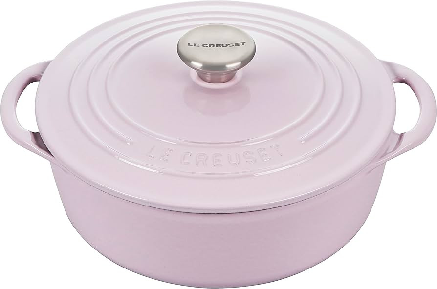 Le Creuset Enameled Cast Iron Shallow Round Oven, 2.75 Qt., Shallot | Amazon (US)