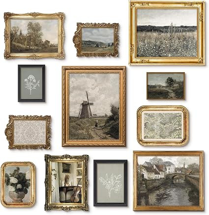 Bzstyleart 12Pcs Vintage Wall Art Prints, French Country Wall Decor, Botanical Floral Posters for... | Amazon (CA)