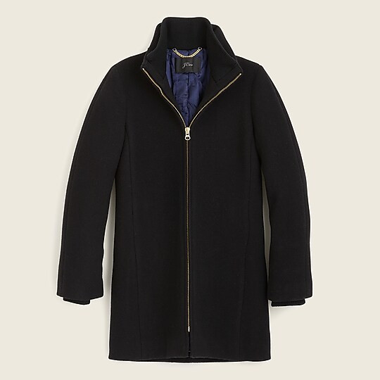 Petite Lodge coat in Italian stadium-cloth wool | J. Crew US