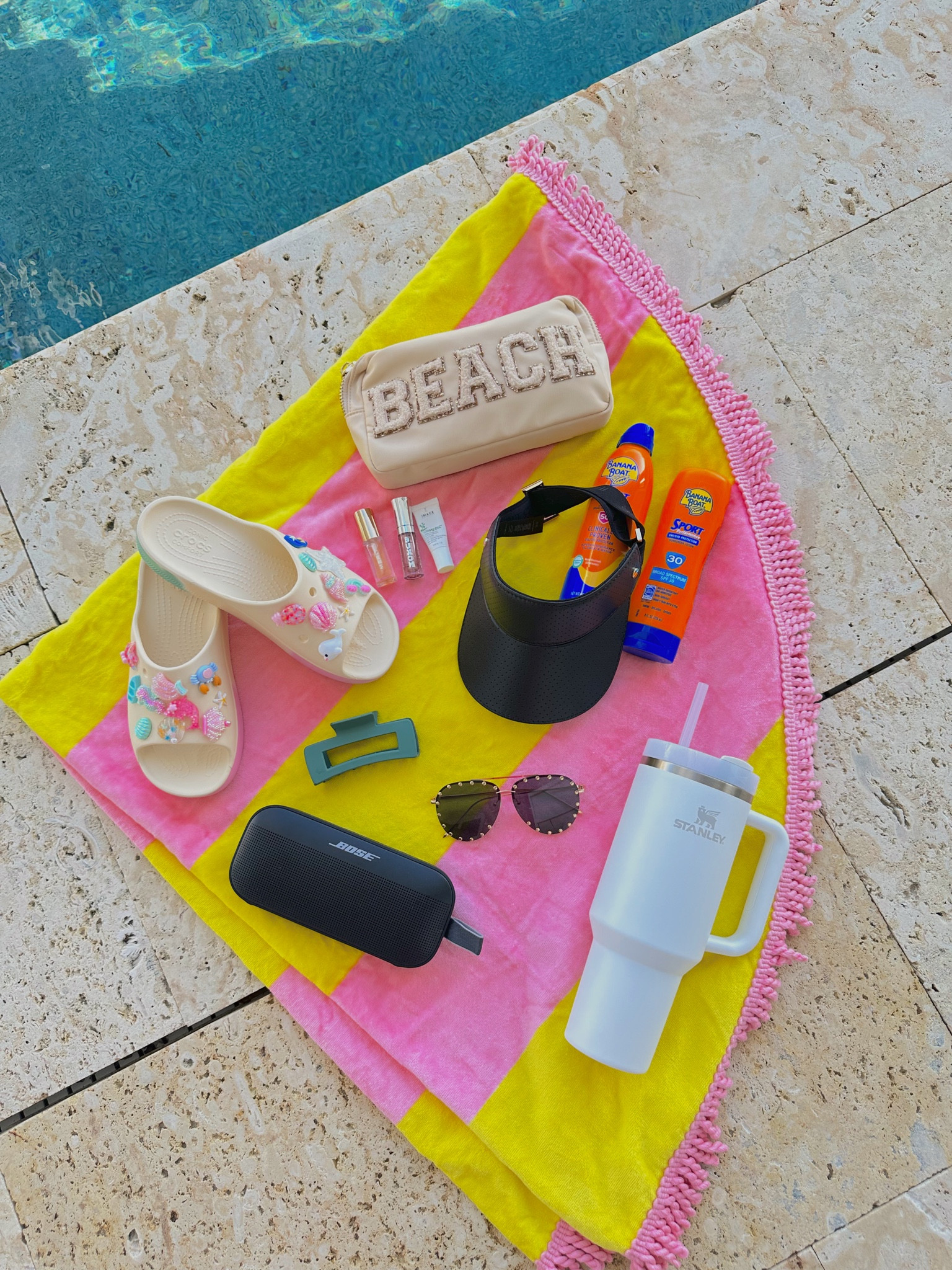 Beach bag essentials !! 

#LTKTravel #LTKSummerSales #LTKSwim