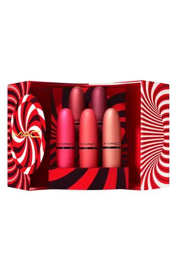 MAC Mistletoe Matte Powder Kiss Lipstick Set (Limited Edition) (Nordstrom Exclusive) USD $121 Val... | Nordstrom