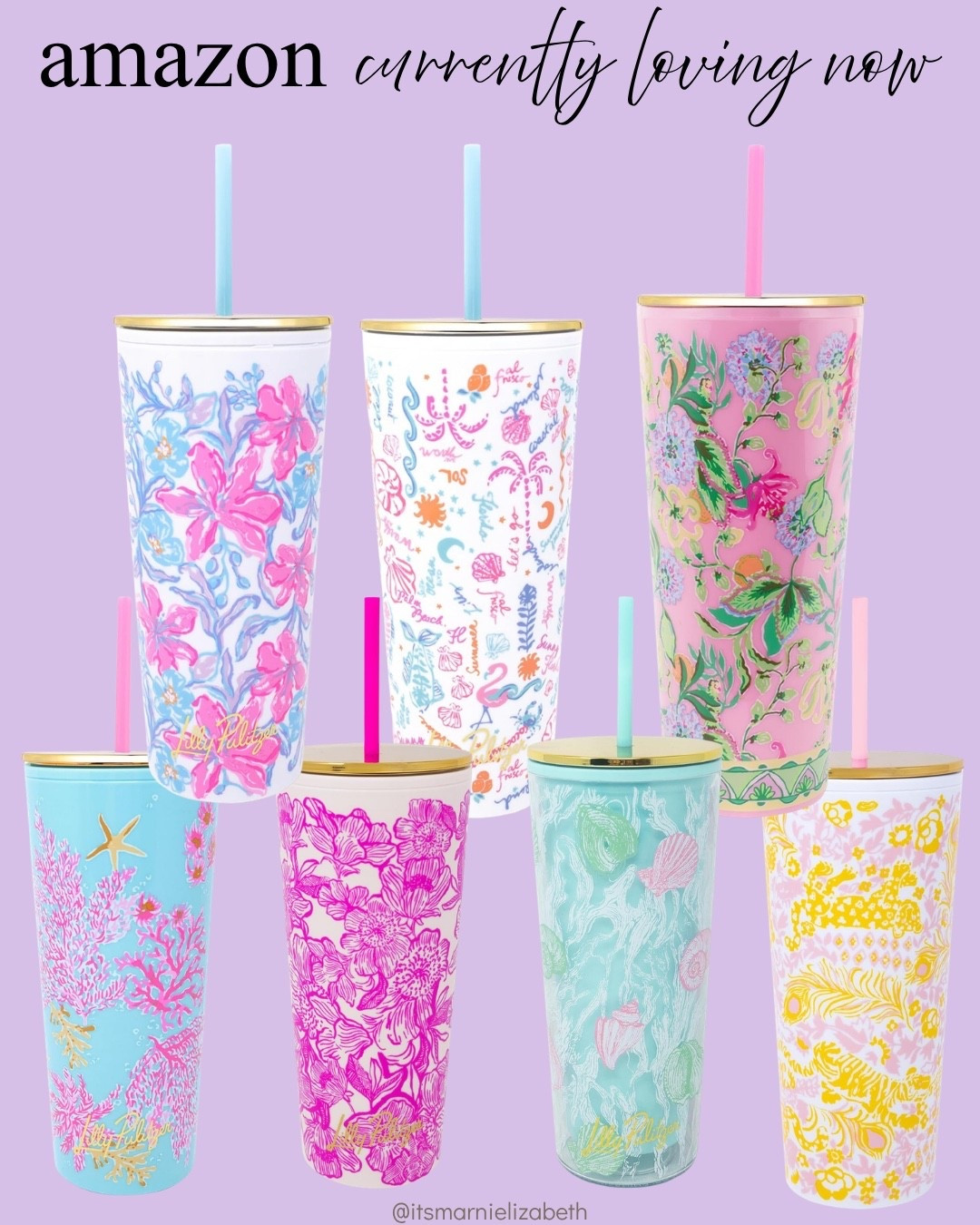 These Lilly Pulitzer  cups from Amazon are the cutest way to brighten up your summer! Perfect for pool days, iced coffee, beach trips, or just adding a fun pop of color to your day. 💕🌴☀️

#LTKdayinmylife #LTKmomlife #LTKSaleAlert