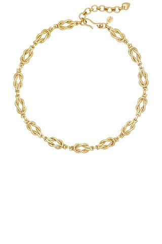 The Horsebit Necklace in Gold | Revolve Clothing (Global)