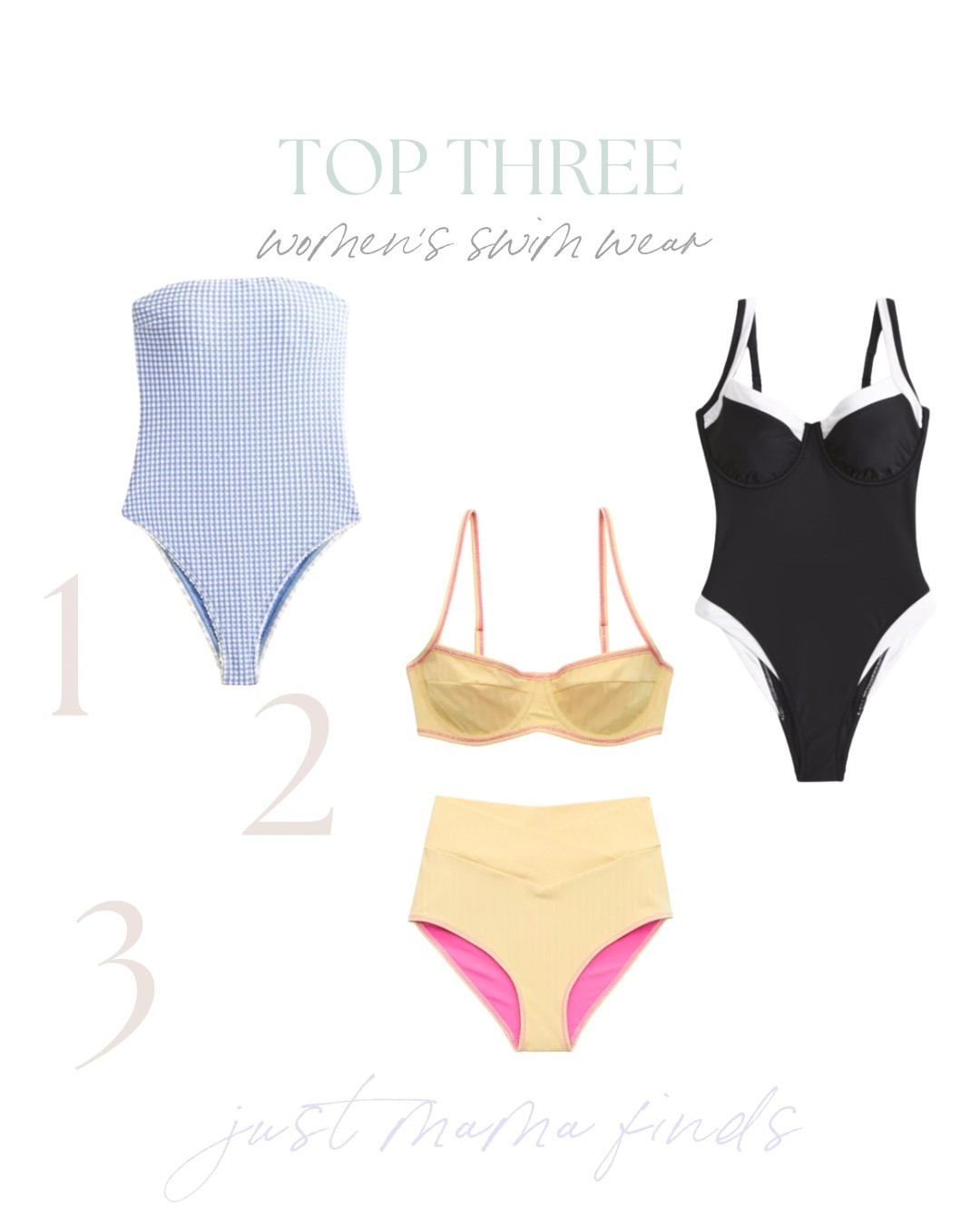 Top 3 women’s swimsuits that I’m loving! 

#LTKmomlife #LTKootd #LTKSwim