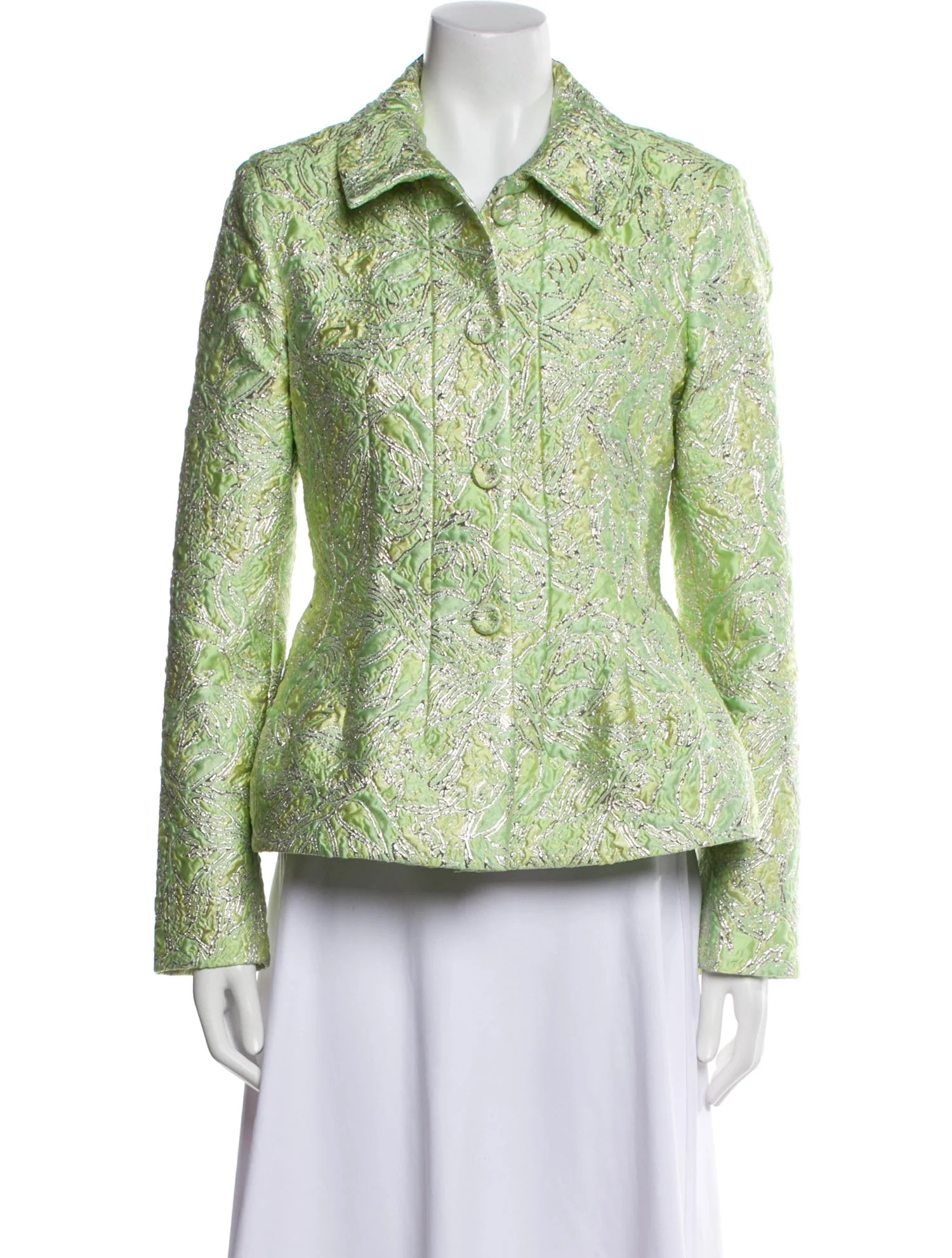 Vivetta Tweed Pattern Jacket w/ Tags - Green Jackets, Clothing - WVTTA23032 | The RealReal | The RealReal