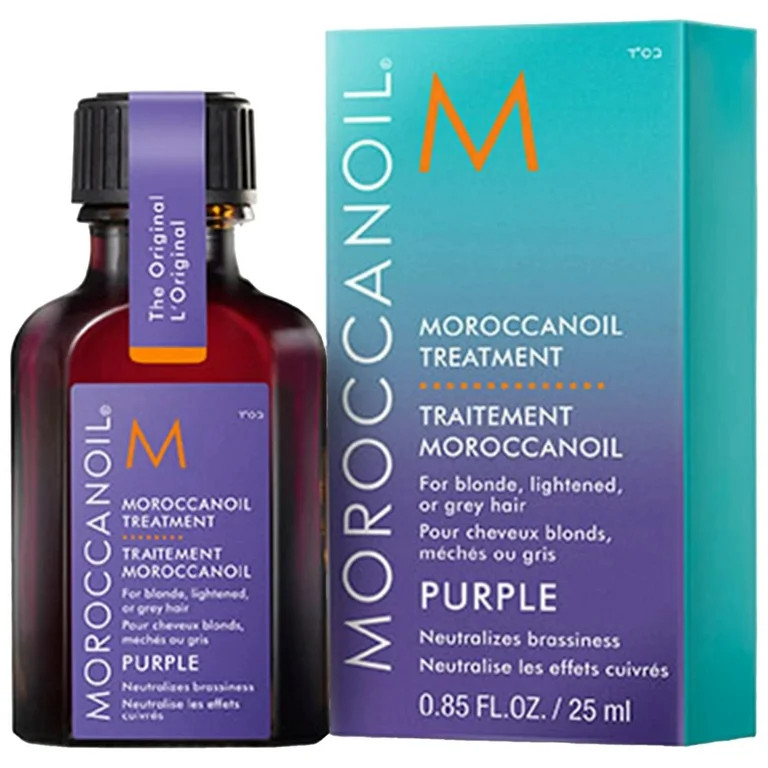 Moroccanoil Treatment Purple Hair Oil for Blonde Hair 0.85oz | Walmart (US)