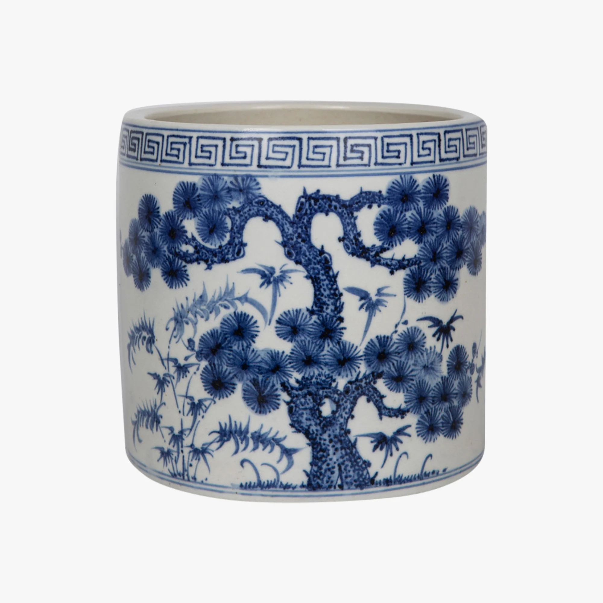 Blue Pinetree Cachepot | Dear Keaton