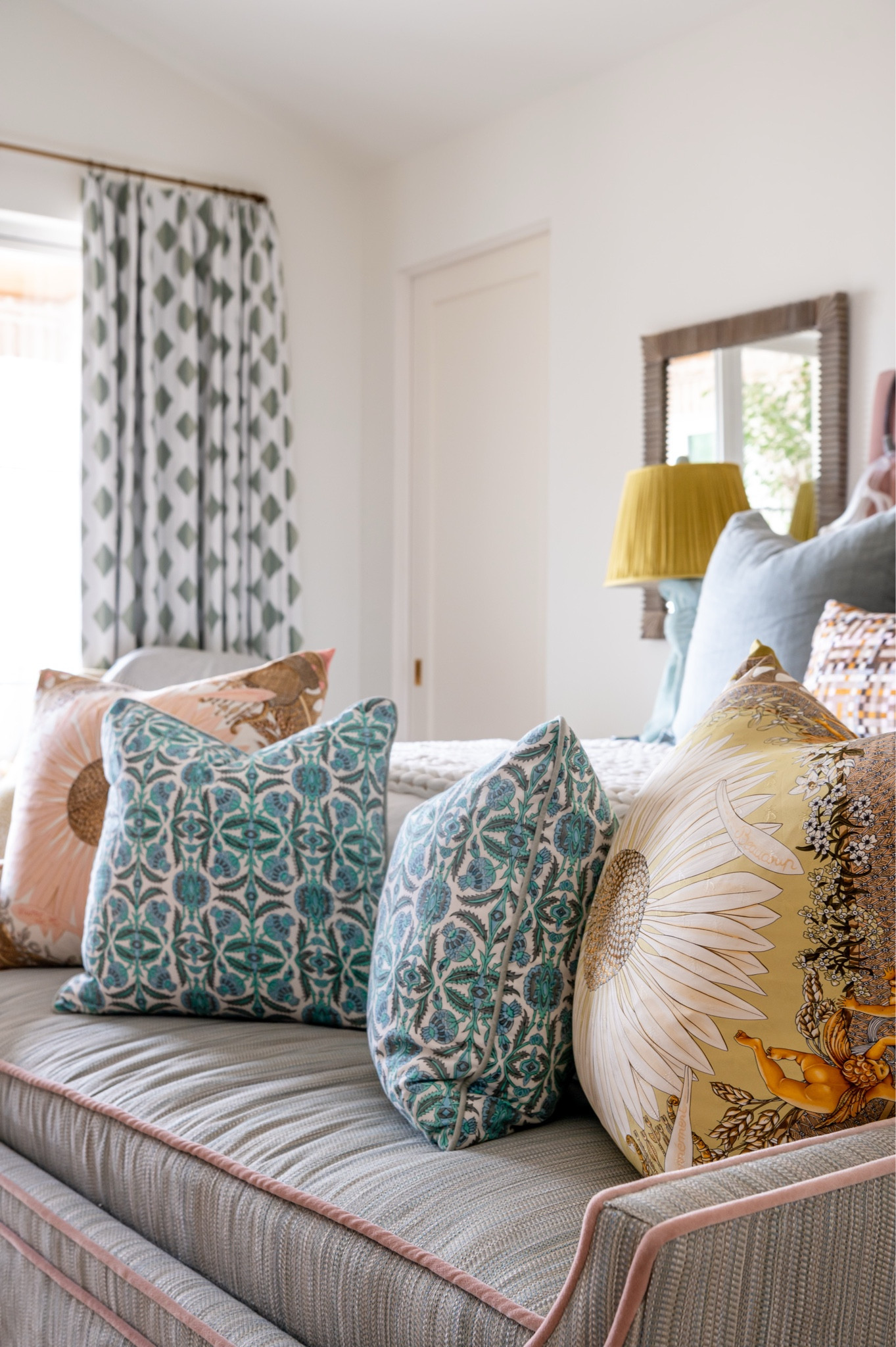 Bedroom Details. Master Bedroom Decoration. Decorative Throw Pillows. Lamp Shade. Pottery Barn. Crate & Barrel. 🤍

#LTKhome #LTKFind #LTKfamily