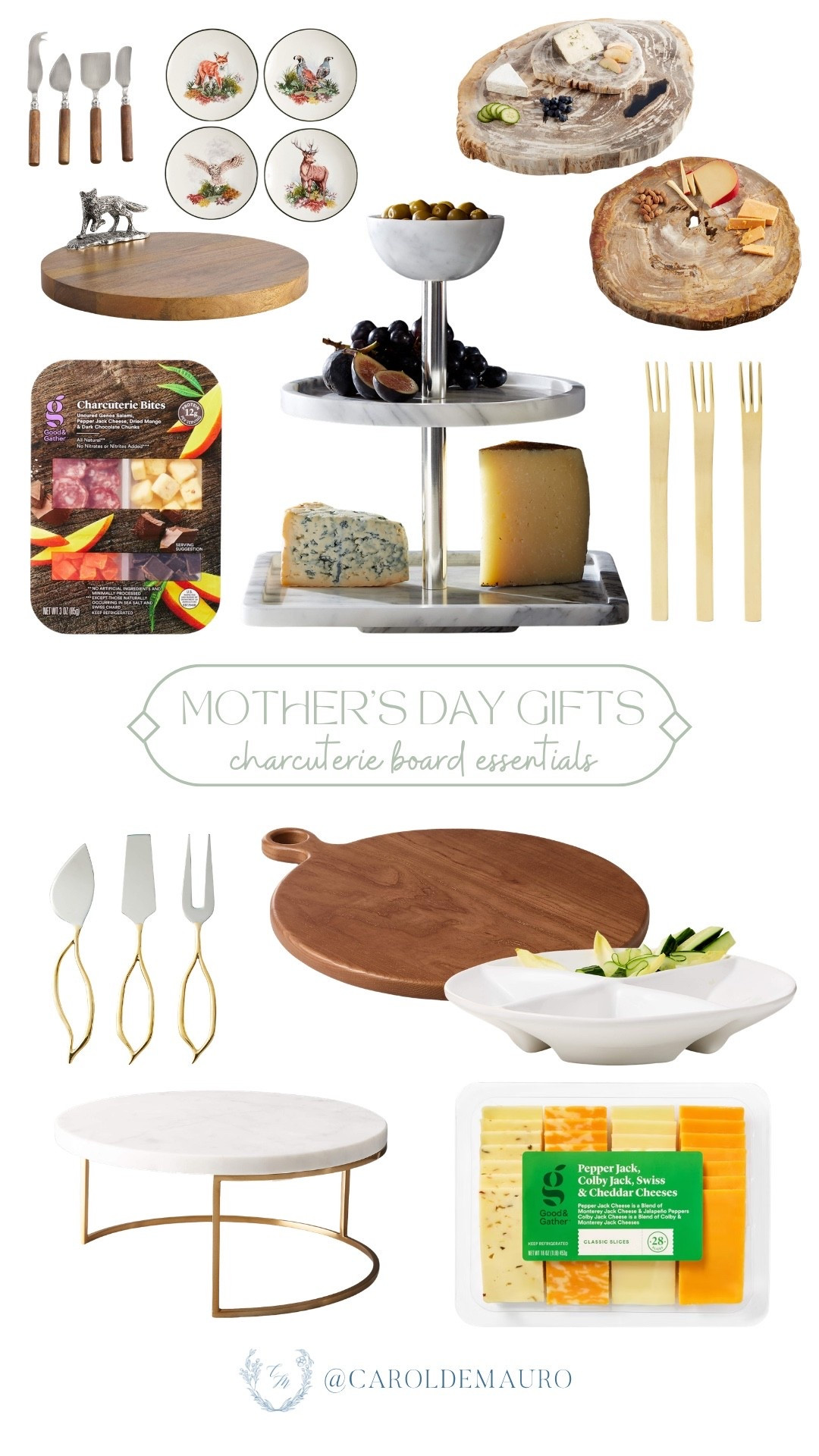 The ultimate gift for the mom who loves to host and graze! Treat her to these beautiful charcuterie board essentials: from chic cheese knives to the perfect aesthetic serving platter, for a Mother's Day gift that she’ll use every gathering.

mothers day gift, charcuterie board, hosting gift, gift guide for mom, kitchen essentials, hostess must haves 

#LTKSeasonal #LTKU #LTKHome