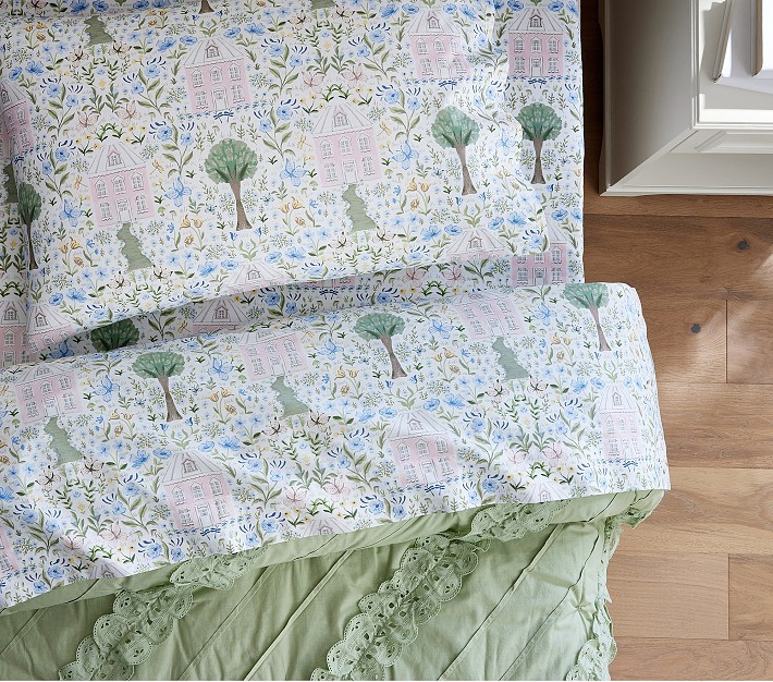 Dollhouse Organic Sheet Set | Pottery Barn Kids
