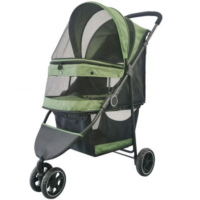 Itopfox 3 Wheel Lightweight Foldable Pet Stroller for Small Dogs & Cats, Portable Jogger All Terrain Travel Gear for up to 30lbs | Target