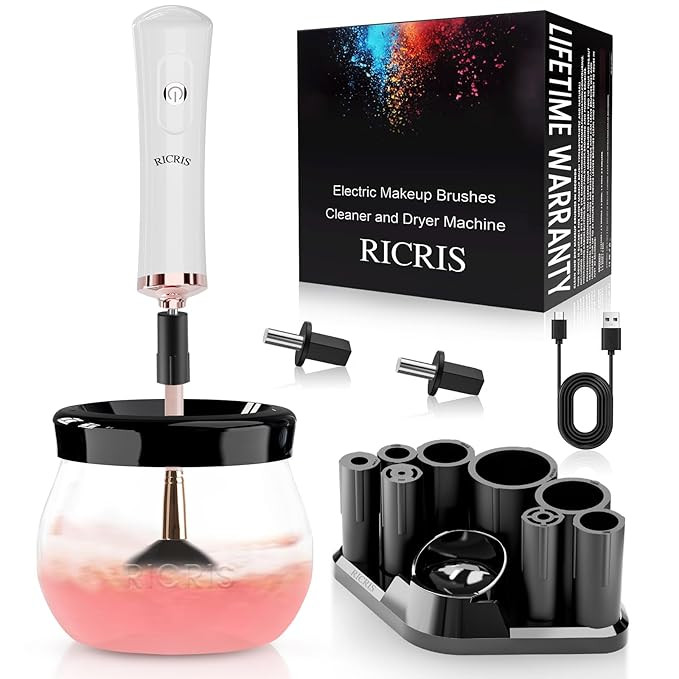 Electric Makeup Brush Cleaner Machine - Ultra Fast USB Make Up Brush Washer and Dryer - Automatic... | Amazon (US)