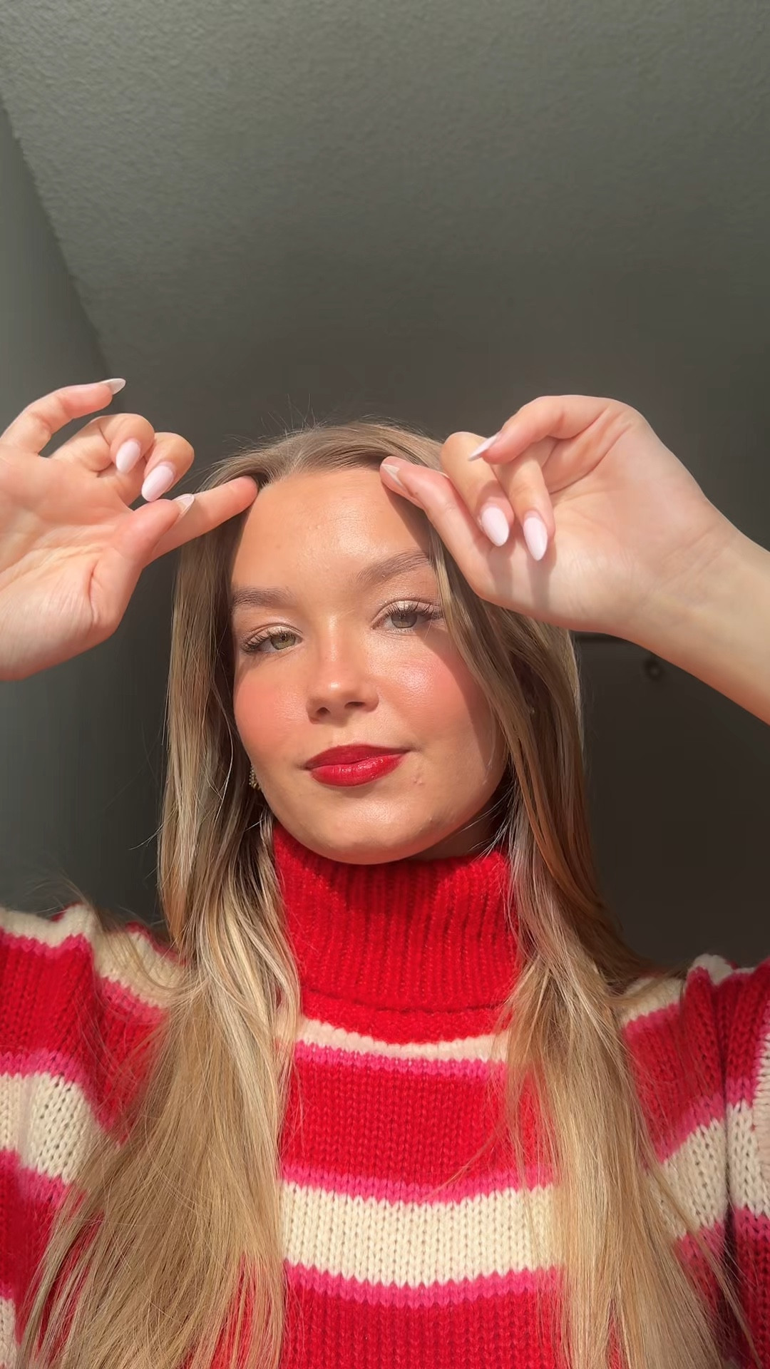 Candy cane makeup ❤️✨

#LTKBeauty #LTKGiftGuide #LTKHoliday