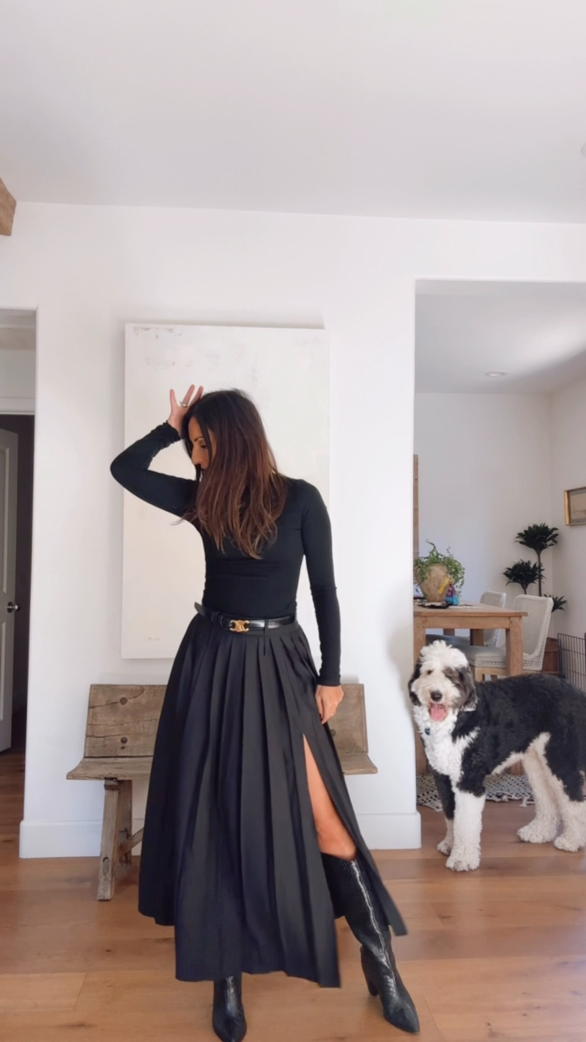 Black is always in trend 🖤 top and skirt fit true to size and quality is 💯

#LTKFindsUnder50 #LTKOver40 #LTKHoliday