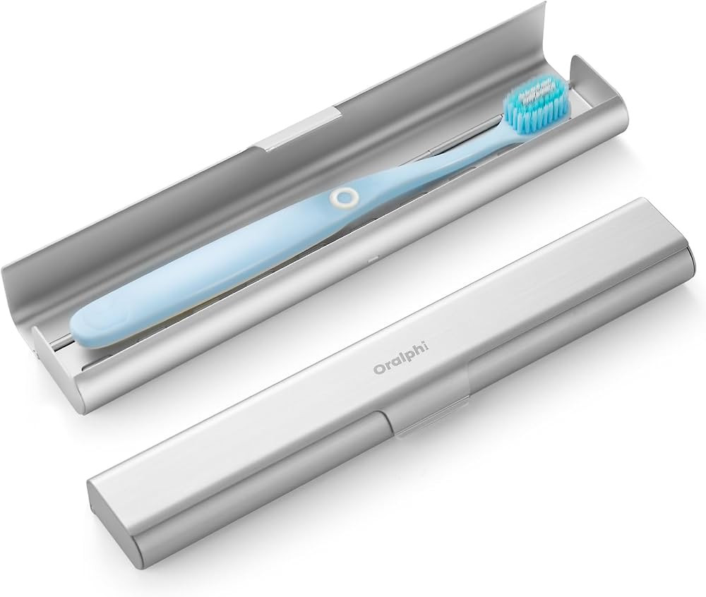 Oralphi Aluminum Toothbrush Travel Case, Portable Travel Toothbrush Holder, Durable Manual Toothb... | Amazon (US)
