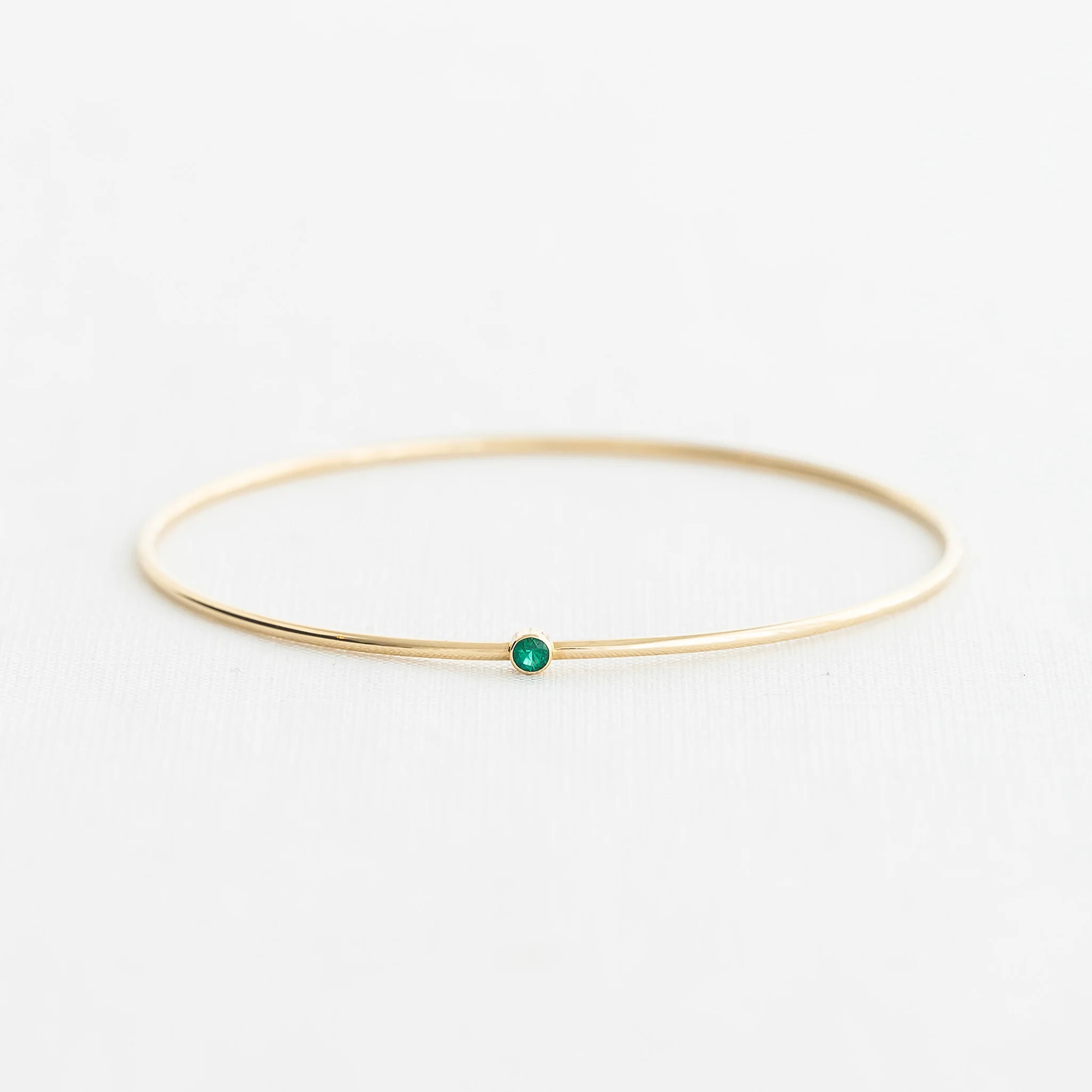 The Birthstone Bangle Heavy Weight | Yearly Co.