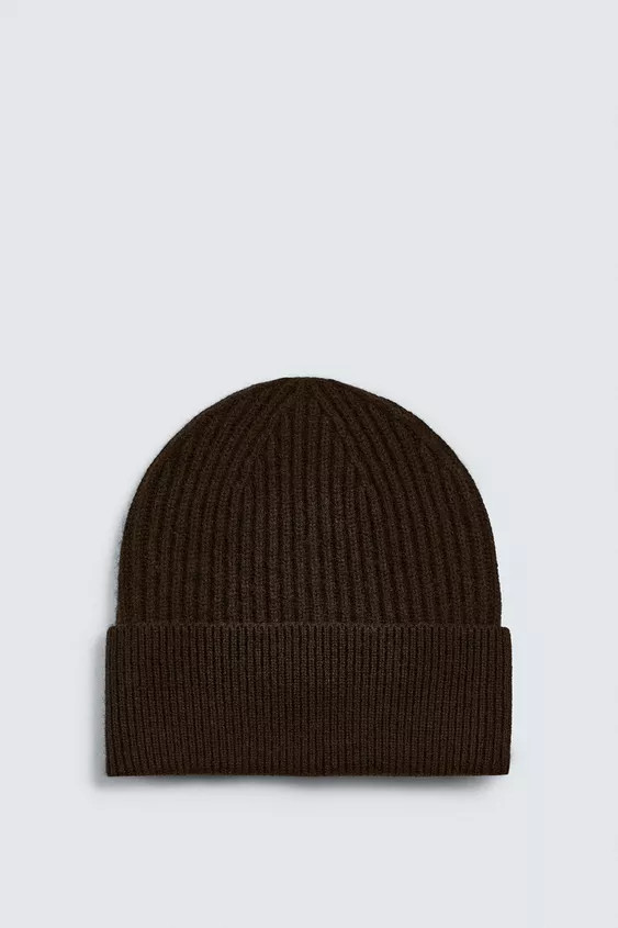 WOOL BLEND KNIT HAT | Zara Canada