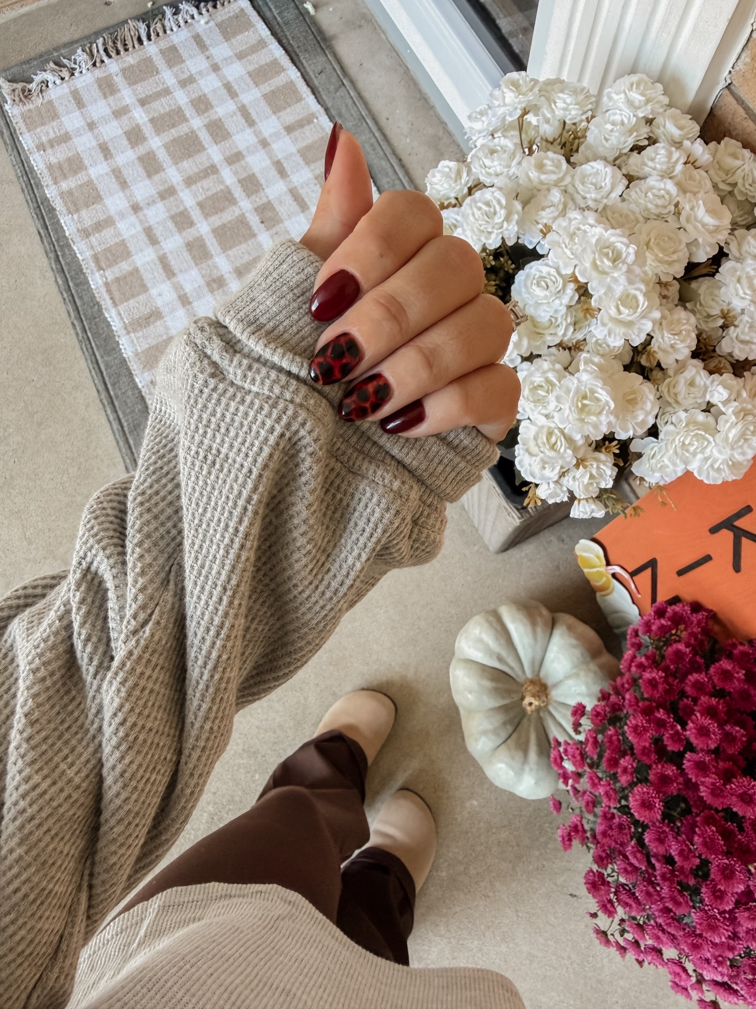 New fall mani! 

Nail inspo, fall outfit inspo, fall fit, women’s fall fit, fall vibes, fall porch 

#LTKHome #LTKSeasonal #LTKFindsUnder50