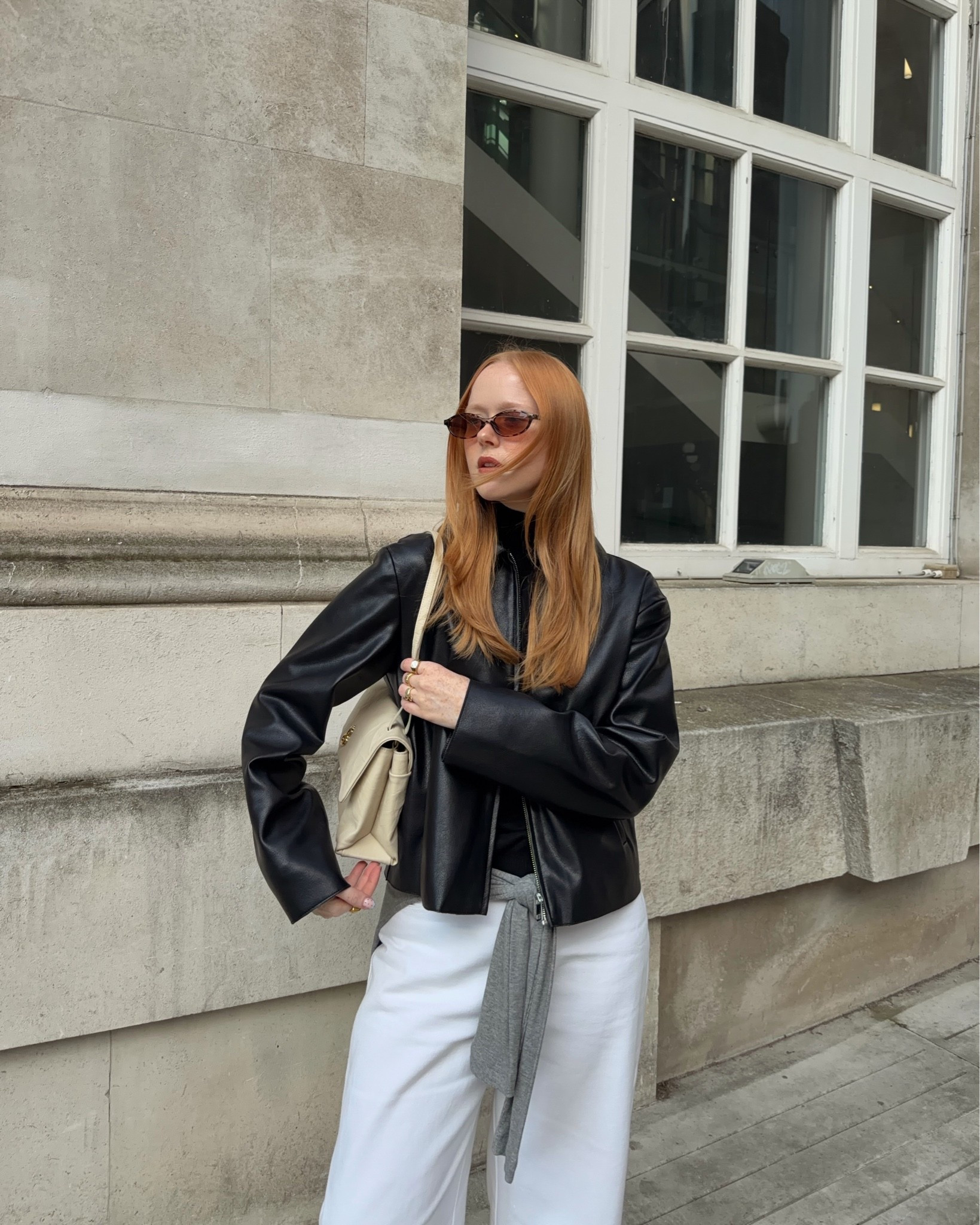 Leather Jacket, Black Jacket, White Jeans, Chic, Capsule Wardrobe, Autumn Style

#LTKautumn #LTKuk #LTKeurope