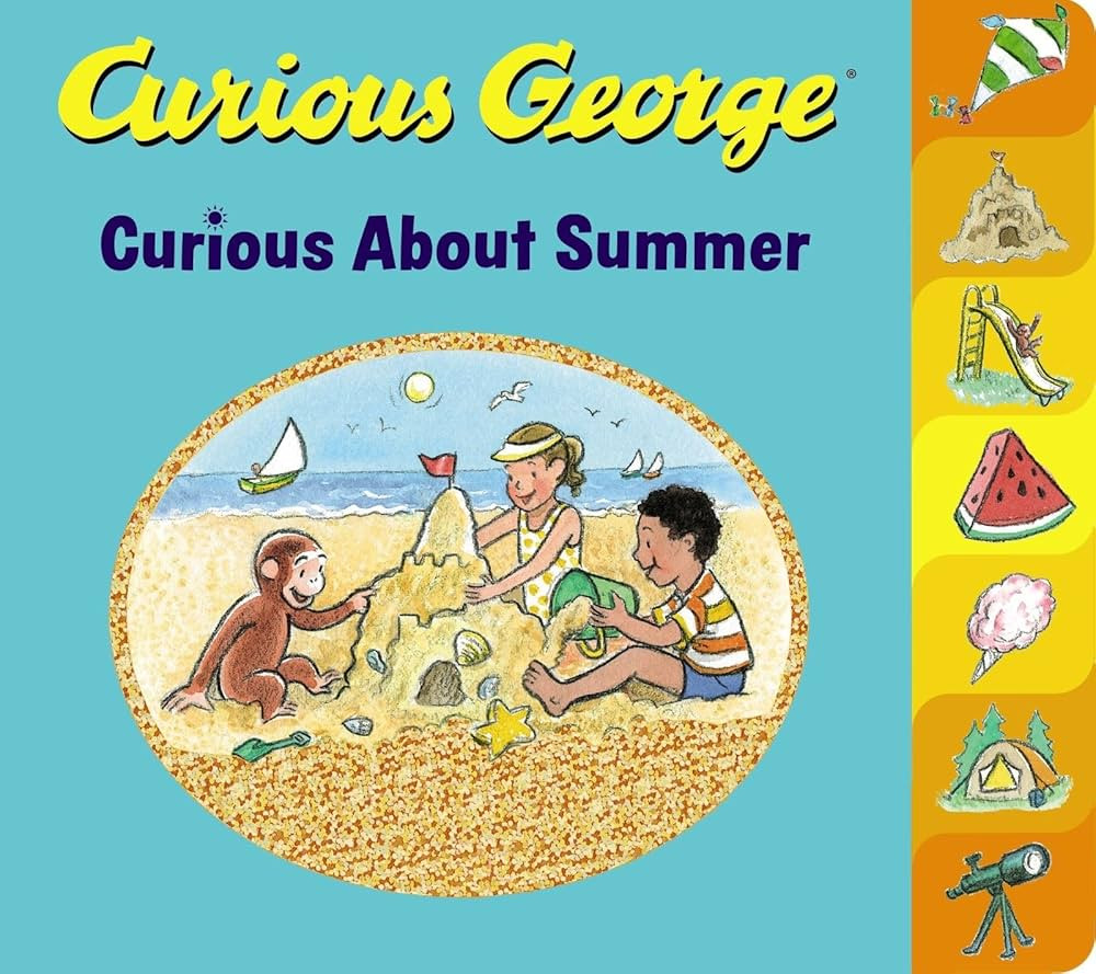 Curious George Curious About Summer Tabbed Board Book | Amazon (US)