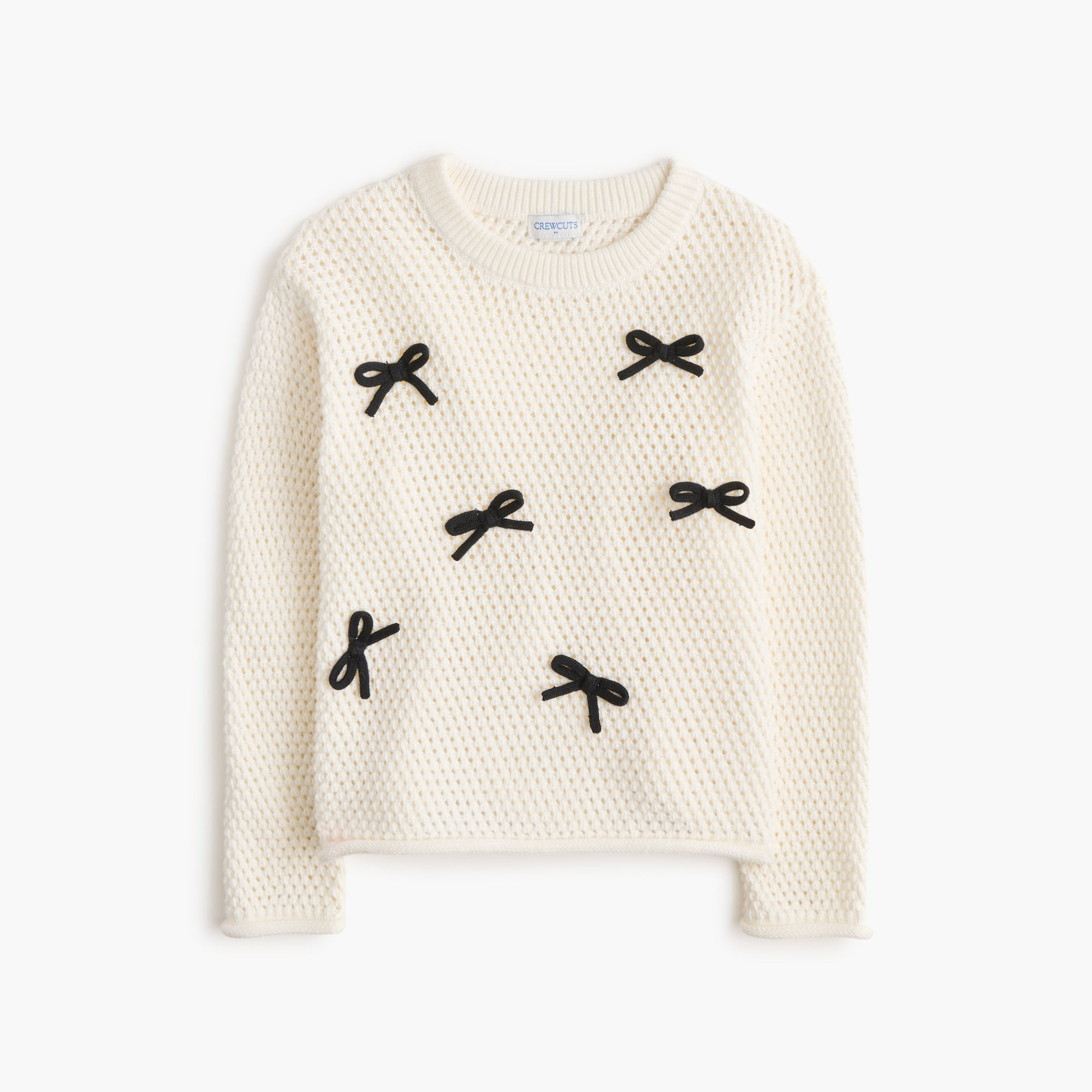 Girls' 3D bow sweater | J.Crew Factory