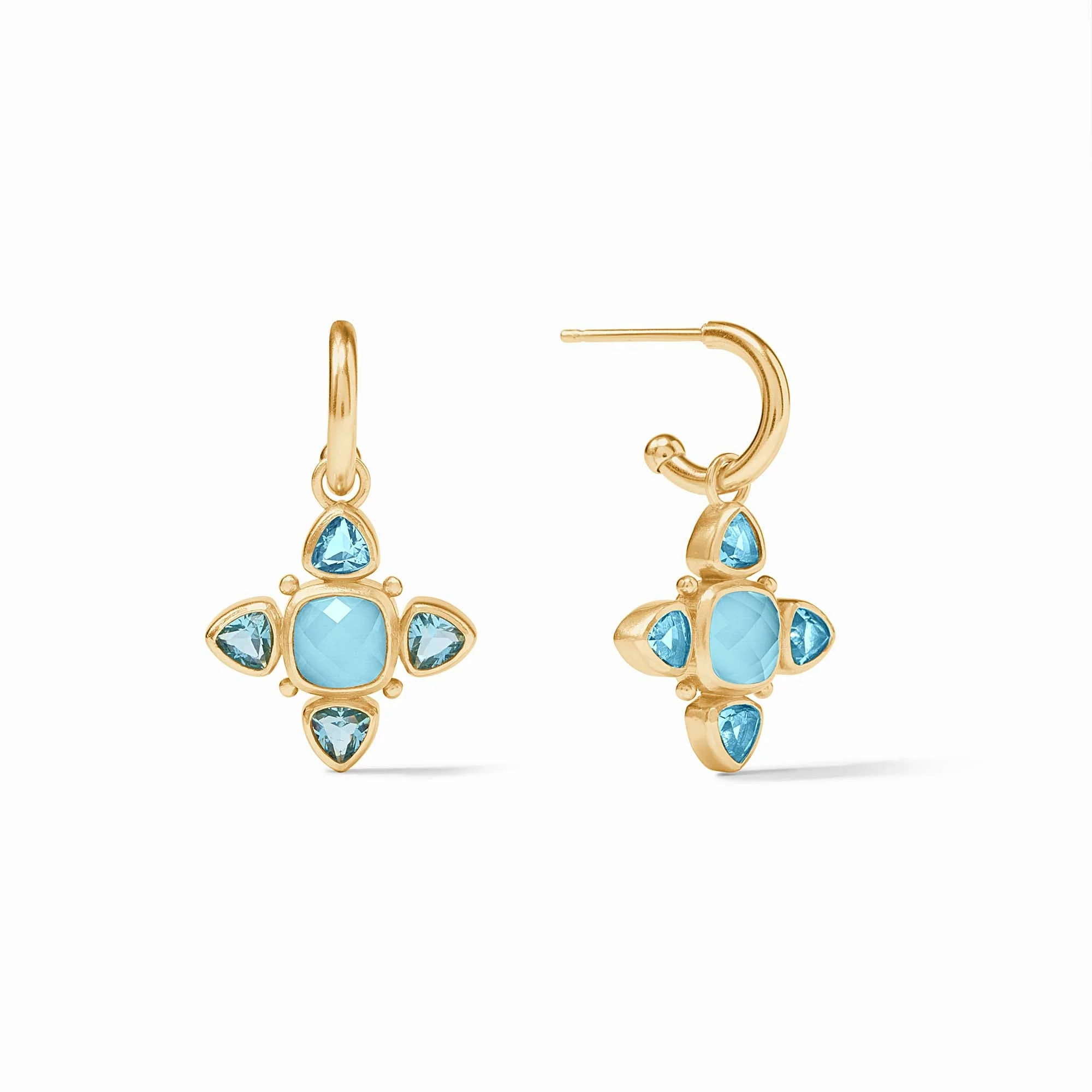 Aquitaine Hoop & Charm Earring | Julie Vos