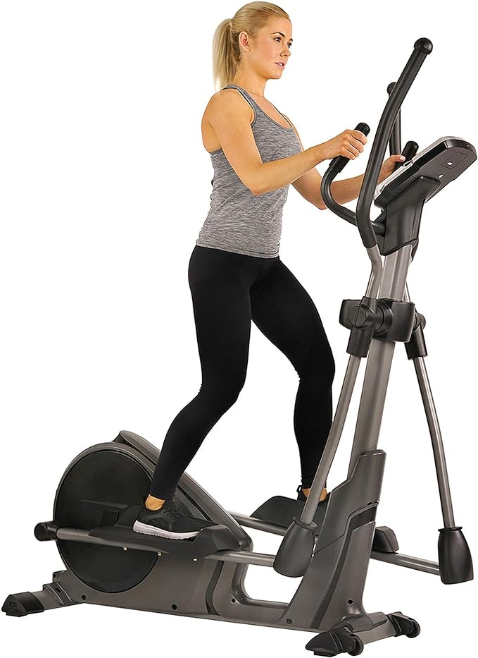 Sunny Health & Fitness Programmable 16 Electro-Magnetic Elliptical Cross Trainer Exercise Machine... | Amazon (US)