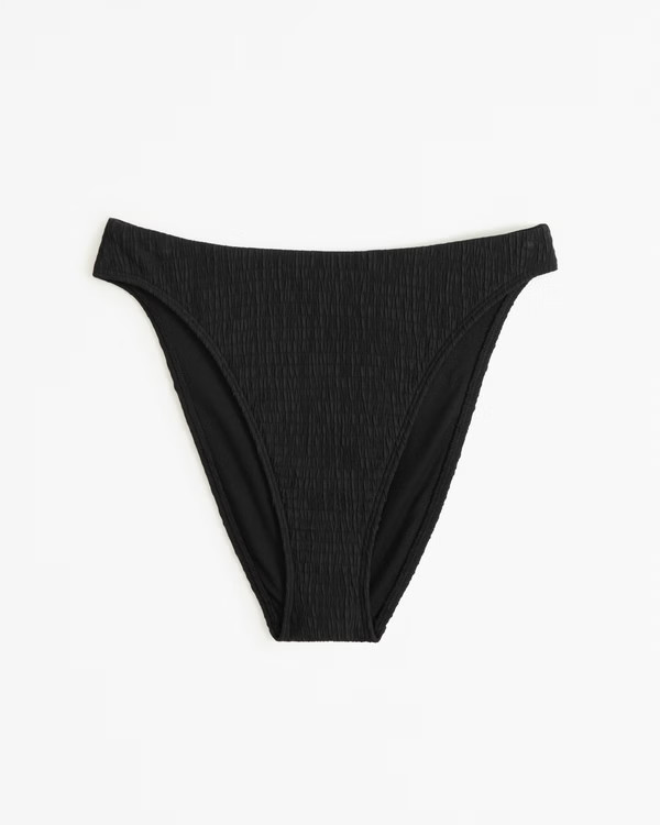 Curve Love Mid-Rise High-Leg Moderate Bottom | Abercrombie & Fitch (US)