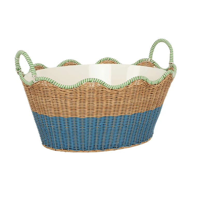 Beautiful Two-Tone Rattan Drink Basket by Drew Barrymore | Walmart (US)