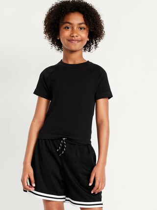 Fitted Seamless Performance Top for Girls | Old Navy (US)