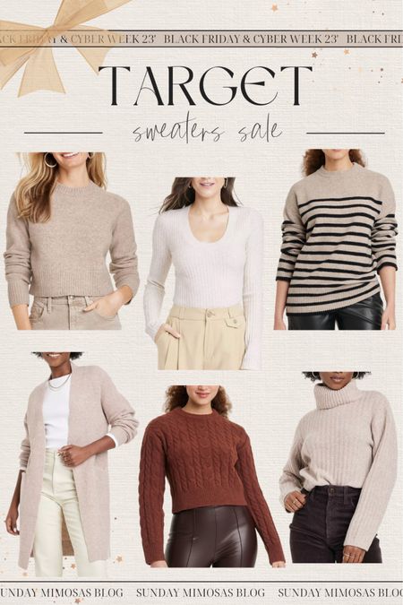 Target Sale for Cyber Week! ✨ Here are the Target sweaters I’m loving!

Thanksgiving outfit, thanksgiving outfits, neutral sweaters, mock neck sweater, casual outfit ideas, every day outfit, ankle straight jeans, light wash ankle straight jeans, VICI jeans, Nike sneakers, oatmeal sweater, cashmere like sweater, cozy sweaters, beige sweater

#LTKsalealert #LTKCyberWeek #LTKSeasonal
