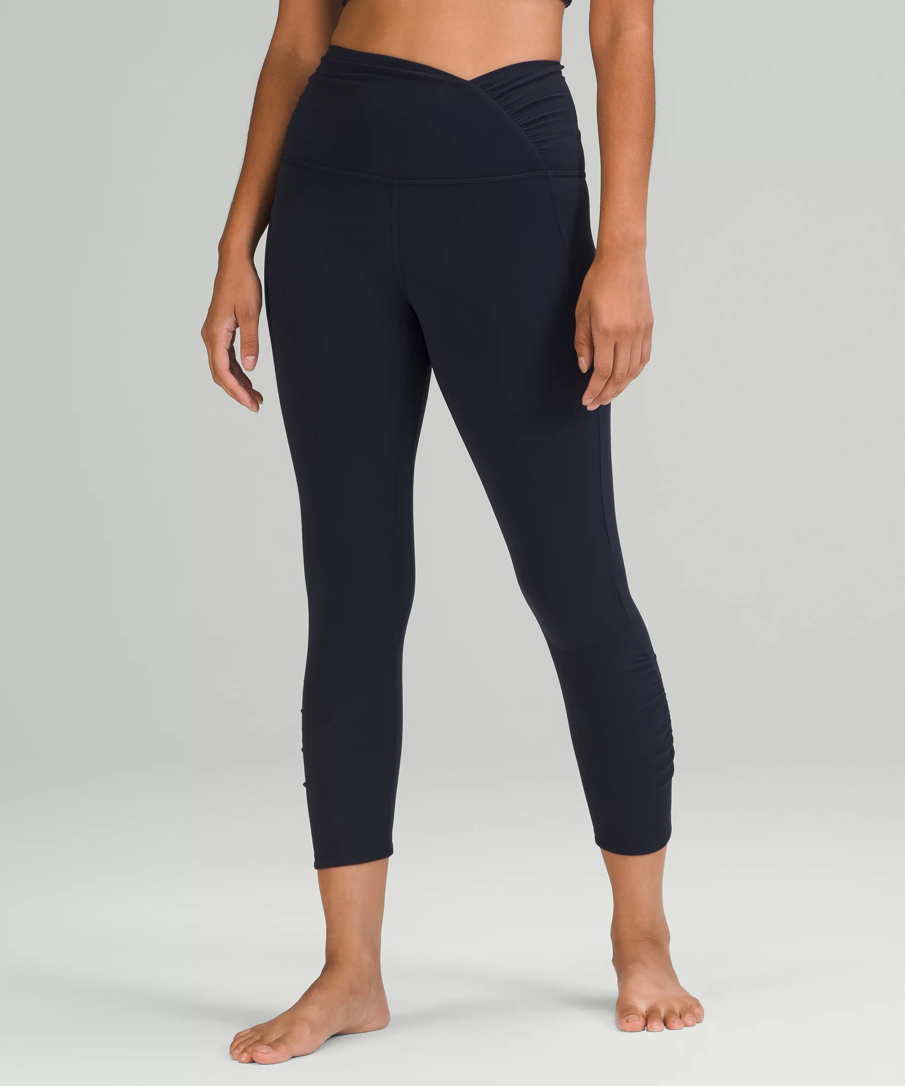 lululemon Align™ High-Rise Ruched Waist Crop 22" | Lululemon (US)