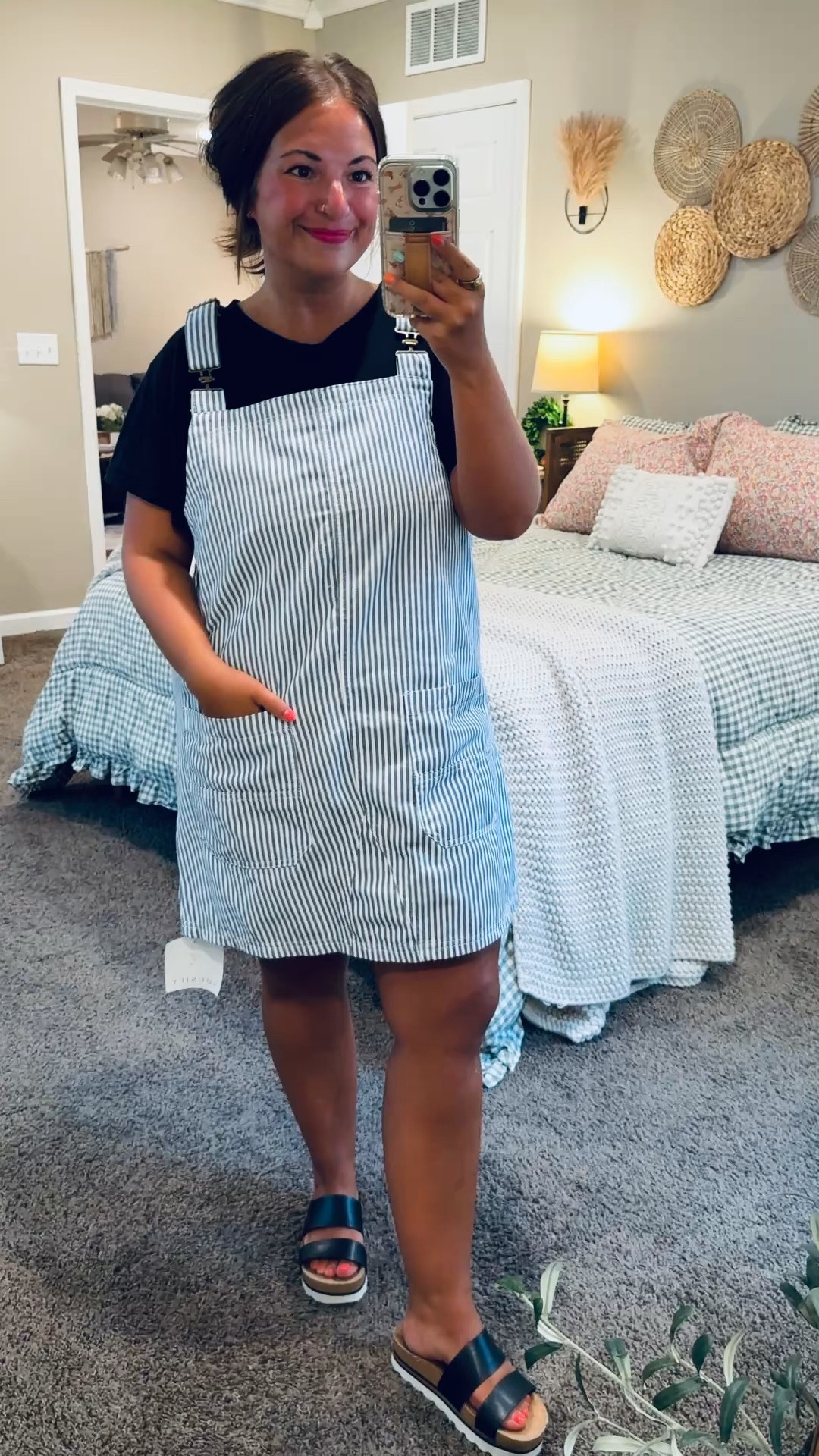 Back-to-school style just got even cuter! 🤍 This striped overall dress from Amazon is the perfect mix of classic and casual. Pair it with a simple tee, sneakers, or sandals for an easy outfit you'll wear on repeat all season long. Comfortable, versatile, and such a fun piece for the classroom or weekends!


sandals: fit true to size // wearing a 5
overall jumper: fits true to size // wearing a large
tee: fits true to size // wearing a large 

 #LTKootd #LTKMidsize #LTKWorkwear