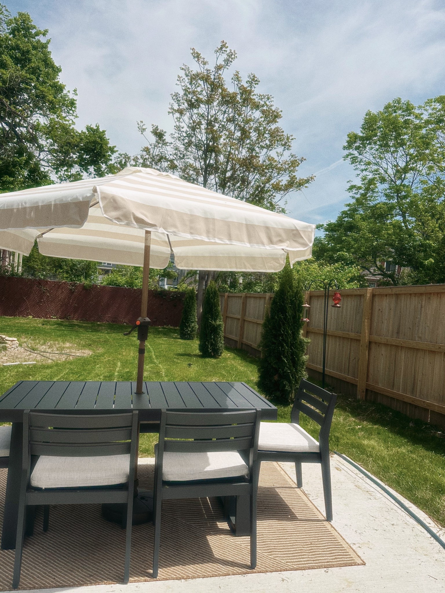 New outdoor patio furniture 😍 we have always gotten cheaper stuff and it only ever lasts a year, so this time we splurged on nicer items that will last us through all of Ohios seasons! 

#LTKSeasonal #LTKHome