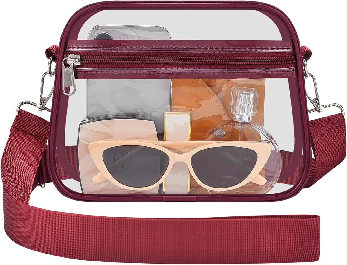 Clear Bag for Stadium Events Stadium Approved Women's Top-Handle Handbags | Amazon (US)