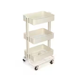 Almond Lexington 3-Tier Rolling Cart By Recollections™ | Michaels® | Michaels Stores
