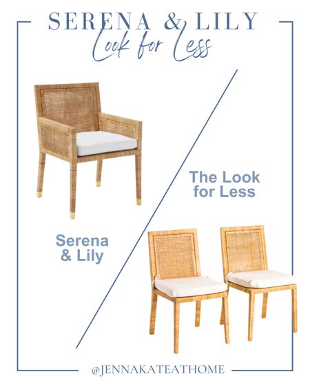 If you love these Balboa chairs from Serena & Lily the love this look for less from Marshalls. Coastal style home decor.

#LTKfamily #LTKhome