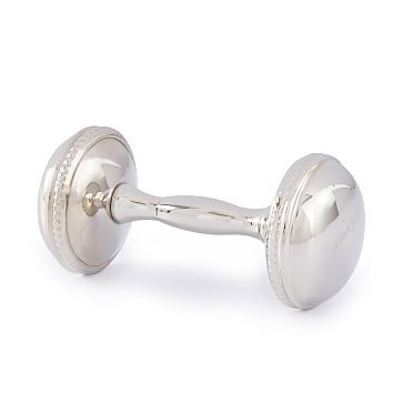 Silver Baby Rattle | Mark and Graham | Mark and Graham