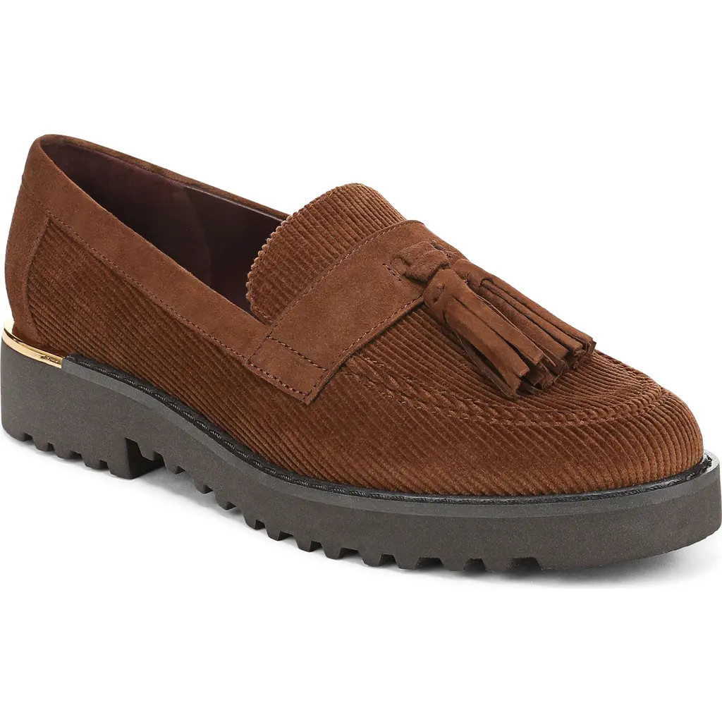 Franco Sarto Carolynn tassel loafer in brown