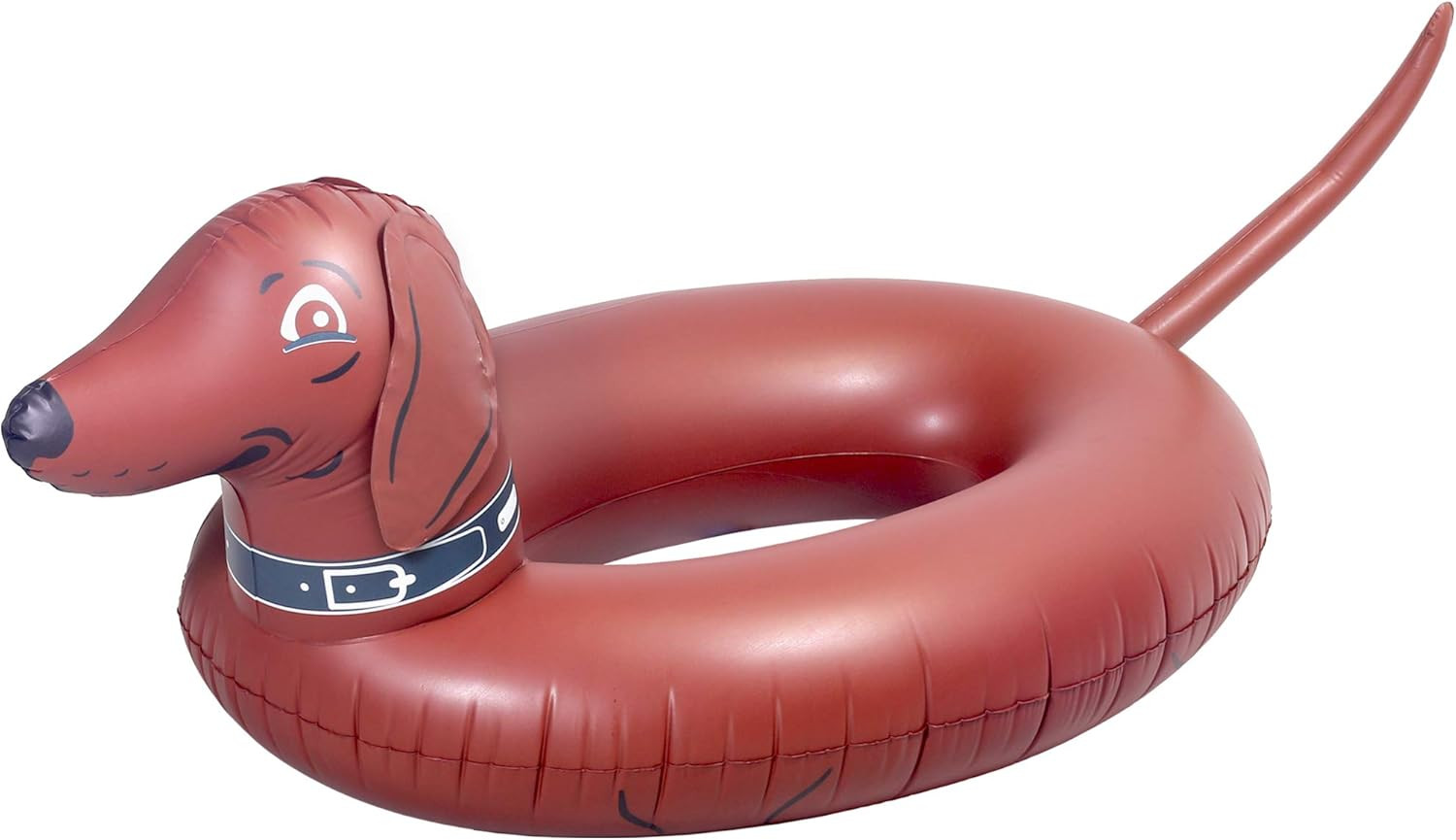 GoFloats Wiener Dog Party Tube Inflatable Raft, Float in Style (for Adults and Kids) | Amazon (US)