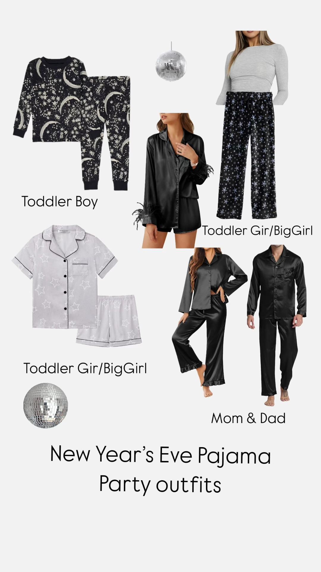 Eveything I ordered for our New Years celebration at home! The cutest New Years pajamas for the entire fam that will still arrive on time!  #newyearevepajamas #newyearsoutfit #cozynewyearseve #newyearsevepajamas #pajamaparty #newyearsevepajamaparty 

#LTKHoliday