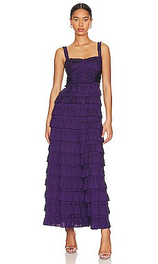Ulla Johnson Camille Gown in Lago from Revolve.com | Revolve Clothing (Global)