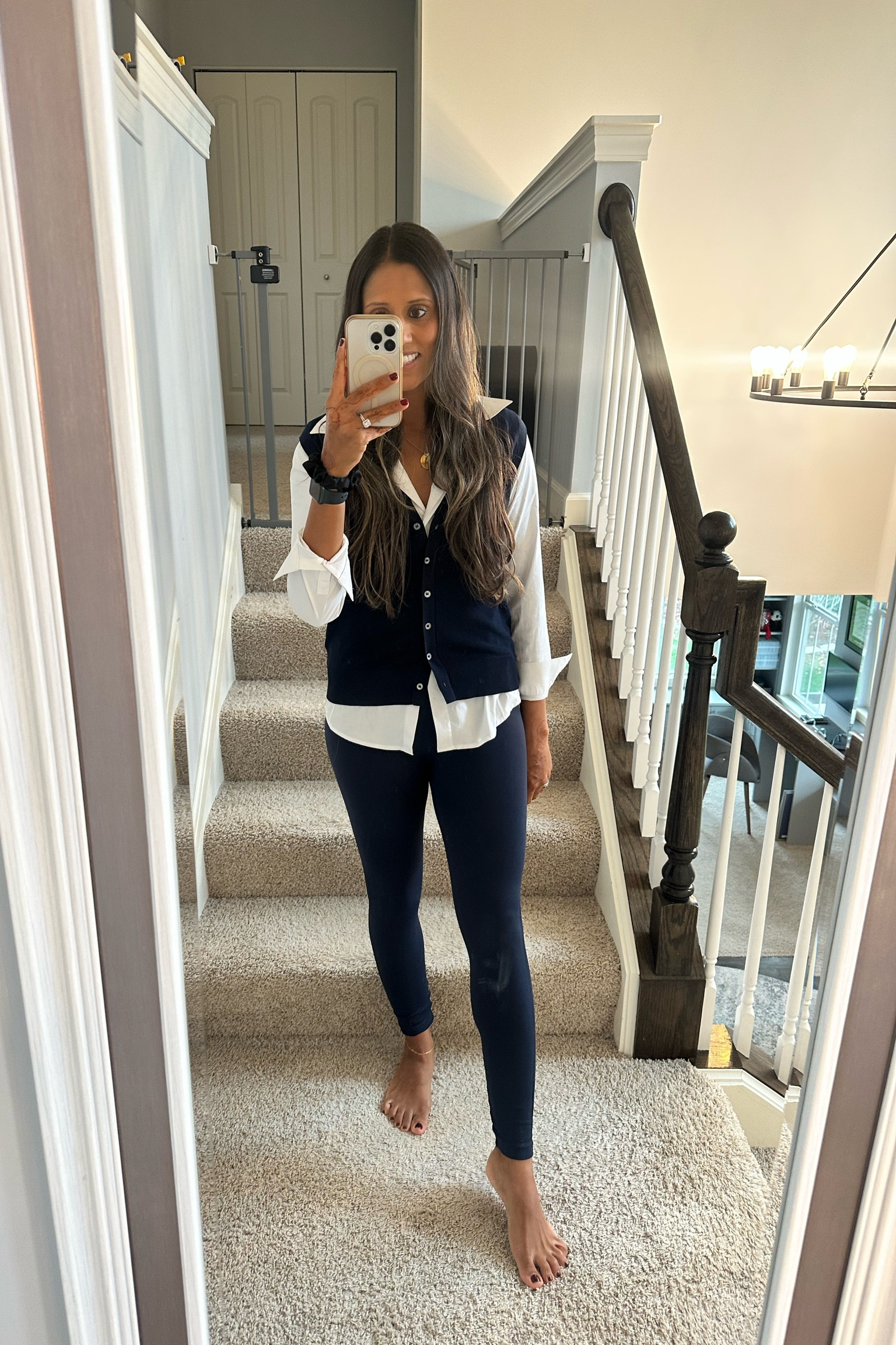 Blue and white another one of my favorite combinations and give me all the vests!

#LTKSeasonal #LTKstyletip #LTKworkwear
