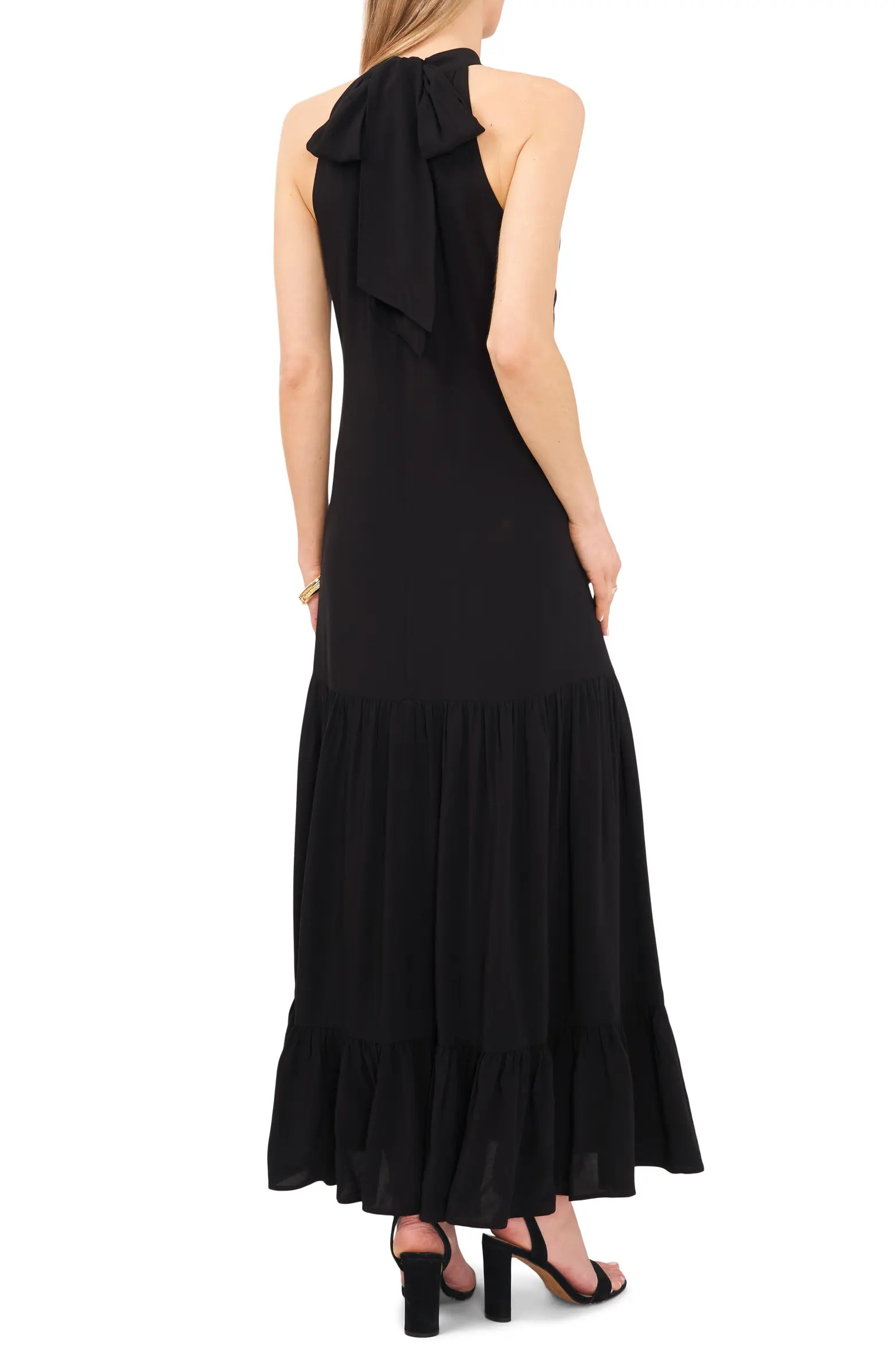 Oscar Bow Back Tiered Maxi Dress | Nordstrom