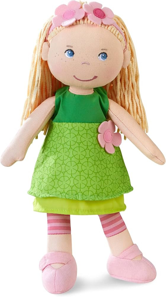 HABA 12" Soft Doll Mali - Machine Washable with Blonde Hair & Blue Eyes for 18 Mos + | Amazon (US)