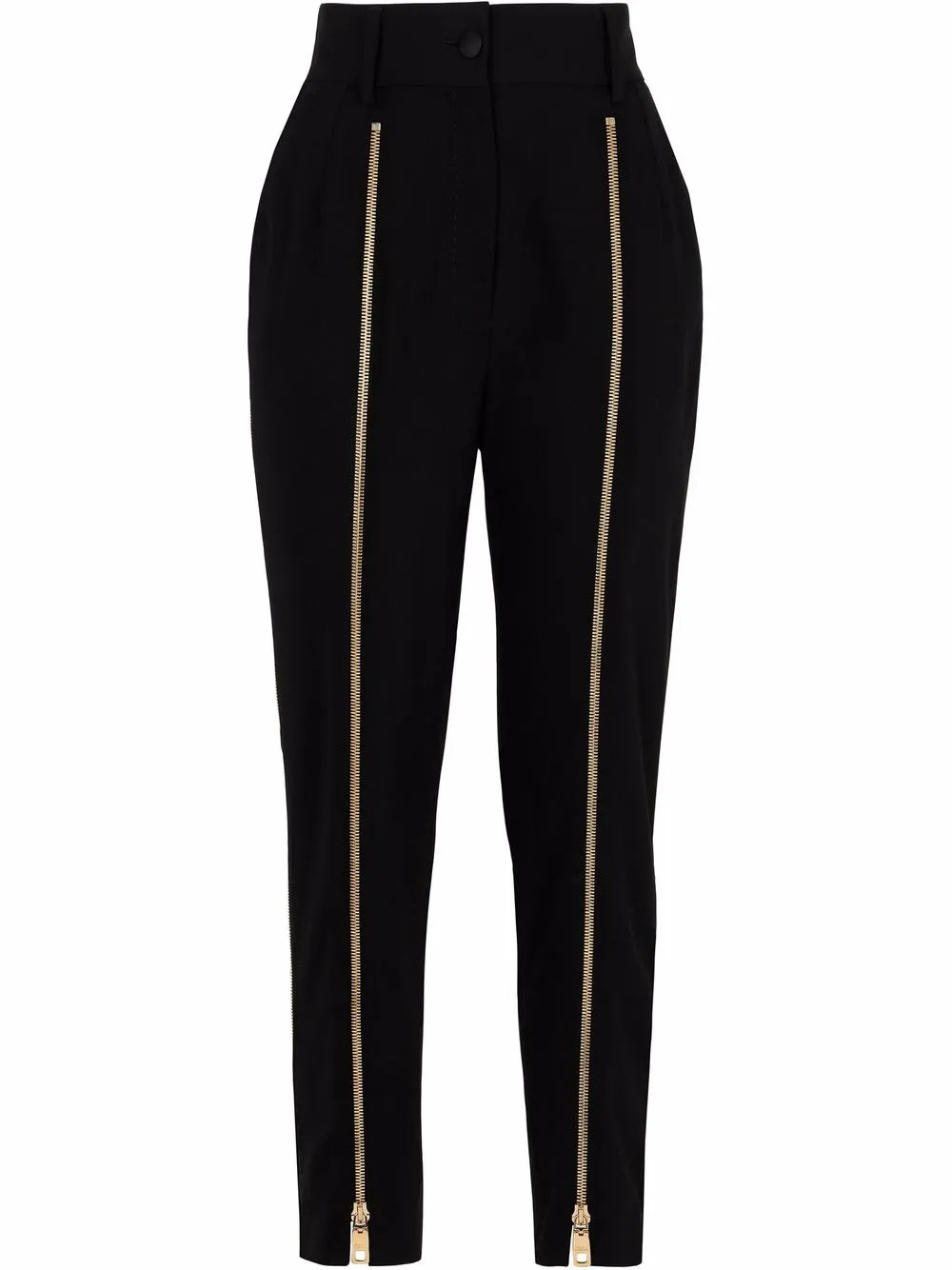 Dolce & Gabbanazip-fastening cropped trousers | Farfetch Global