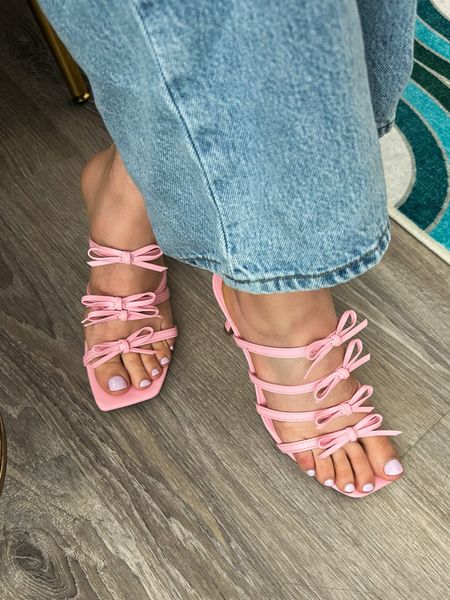 Target pink bow heels, summer heels, summer sandals, pink shoes 

#LTKShoeCrush #LTKStyleTip #LTKFindsUnder50