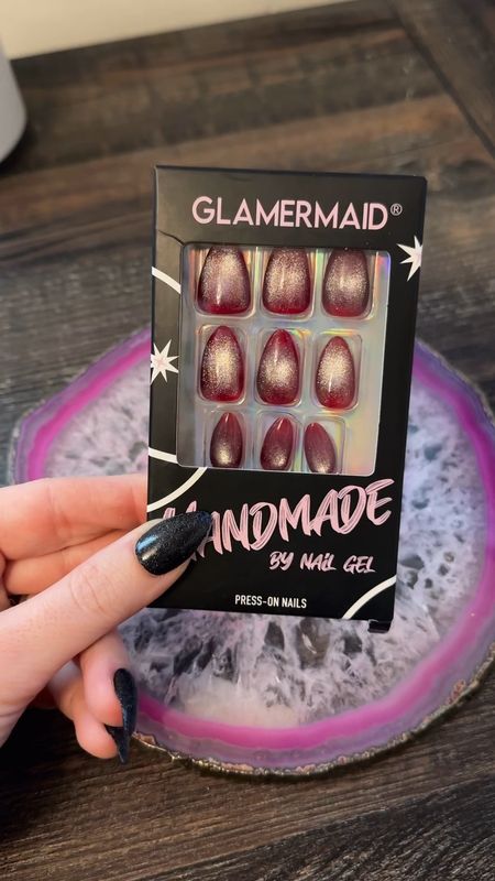 This press on nail brand from Amazon is sooo much better than the more expensive Glamnetic ones - they come in so many colors and last for 2 weeks using this specific nail glue. #nails #beautytip

#LTKbeauty