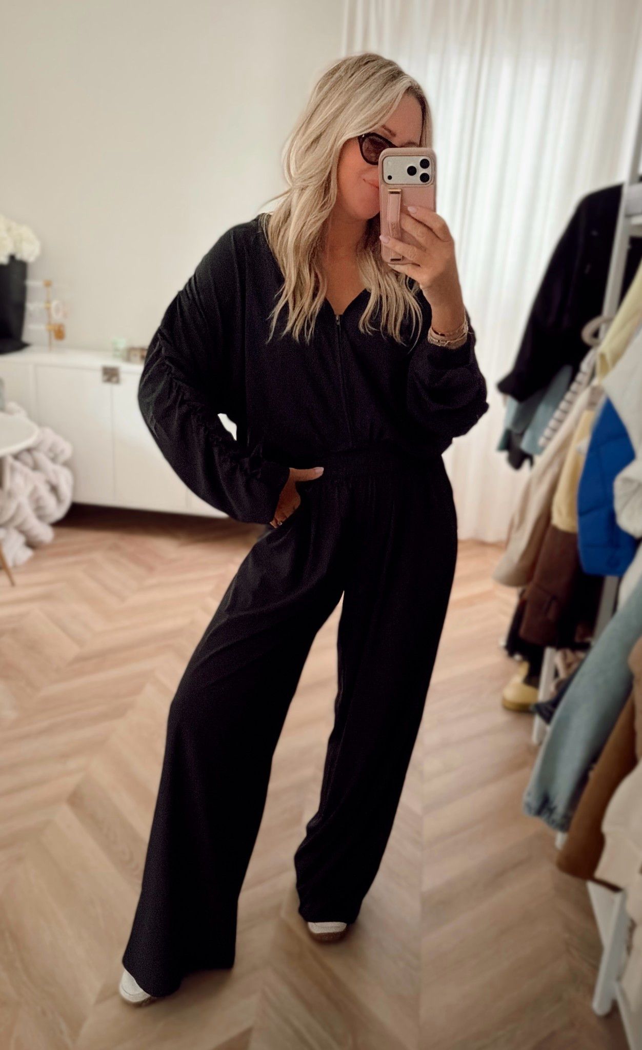 Dreamiest set- amazing material & pants come in tall + reg length! Feels like second skin! Elevated lounge set! I did tall in pants & smalls. 

#LTKgrwm #LTKootd #LTKActive