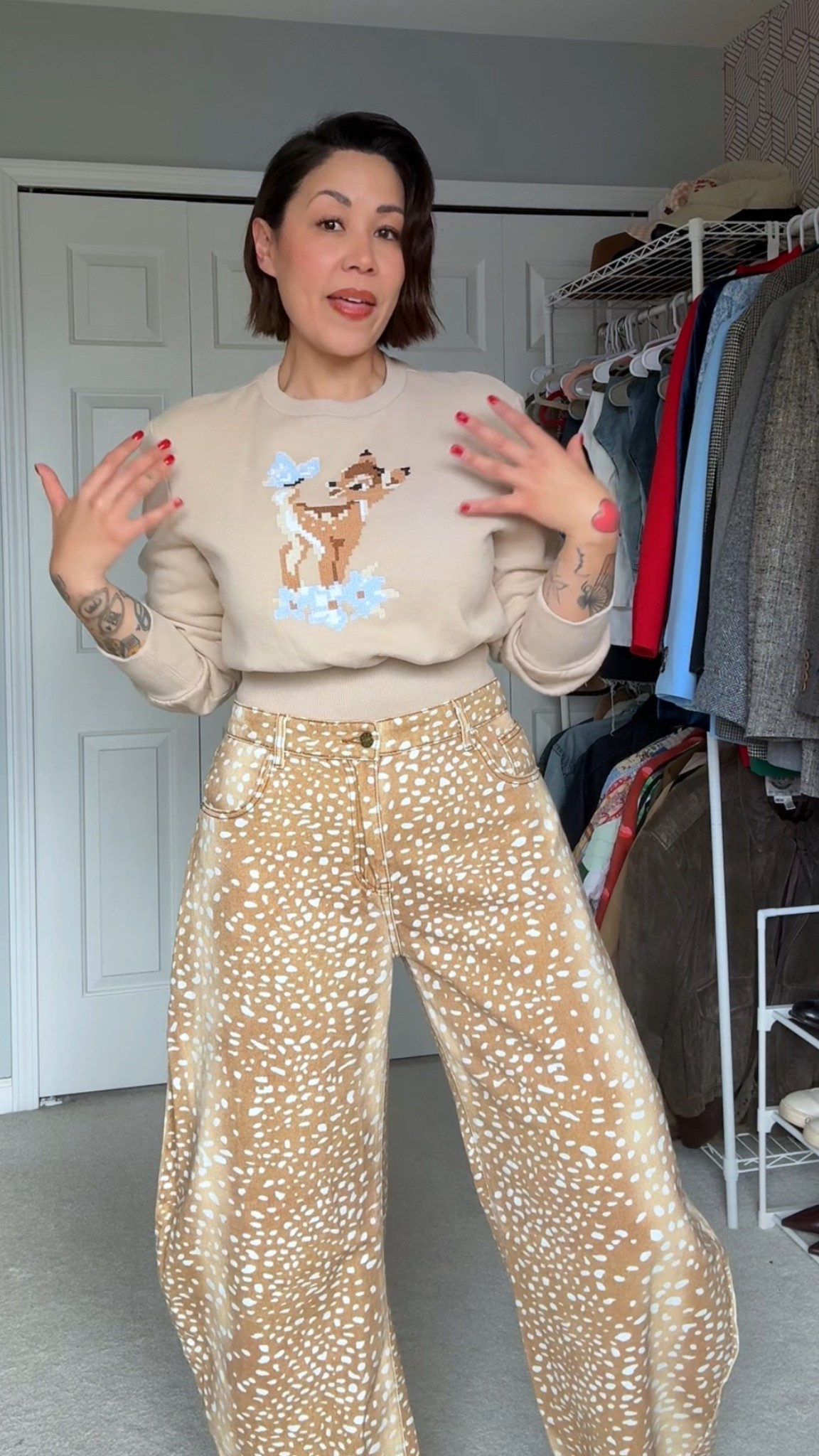 Bambi outfit
Pantalones vienen grandes, una talla menos recomendado